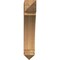 Ekena Millwork Thorton Arts & Crafts Rough Sawn Bracket, Western Red Cedar, 6"W x 24"D x 32"H BKT06X24X32THR03RWR - alternate 3